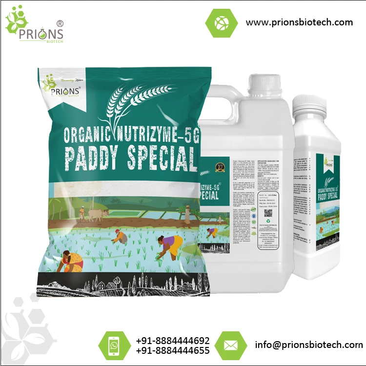 Superior Quality Bulk Micronutrient Organic Fertilizer Organic Nanozyme-5G Paddy Areca Special for Wholesale Purchase
