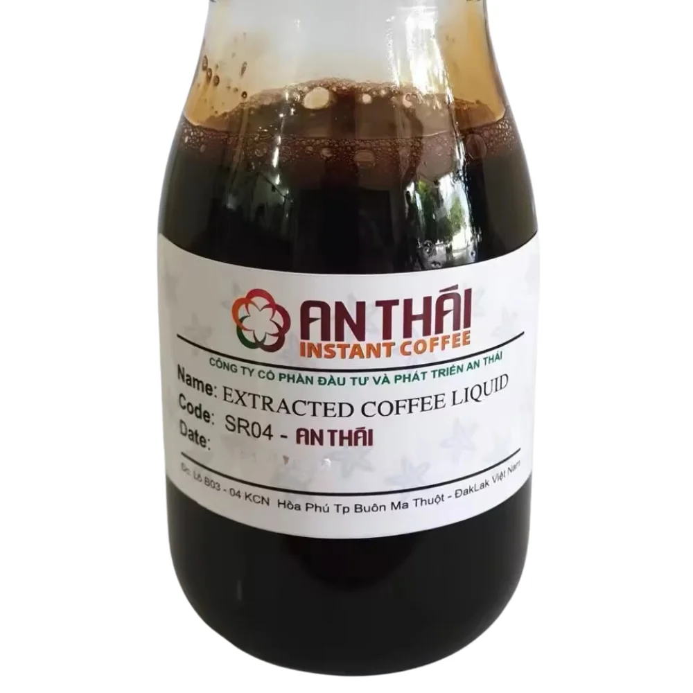 High Quality Liquid Coffee Concentrate Frozen Coffee Extract for RTD beverages From Viet Nam Packing 20Kg/Aseptic Bag