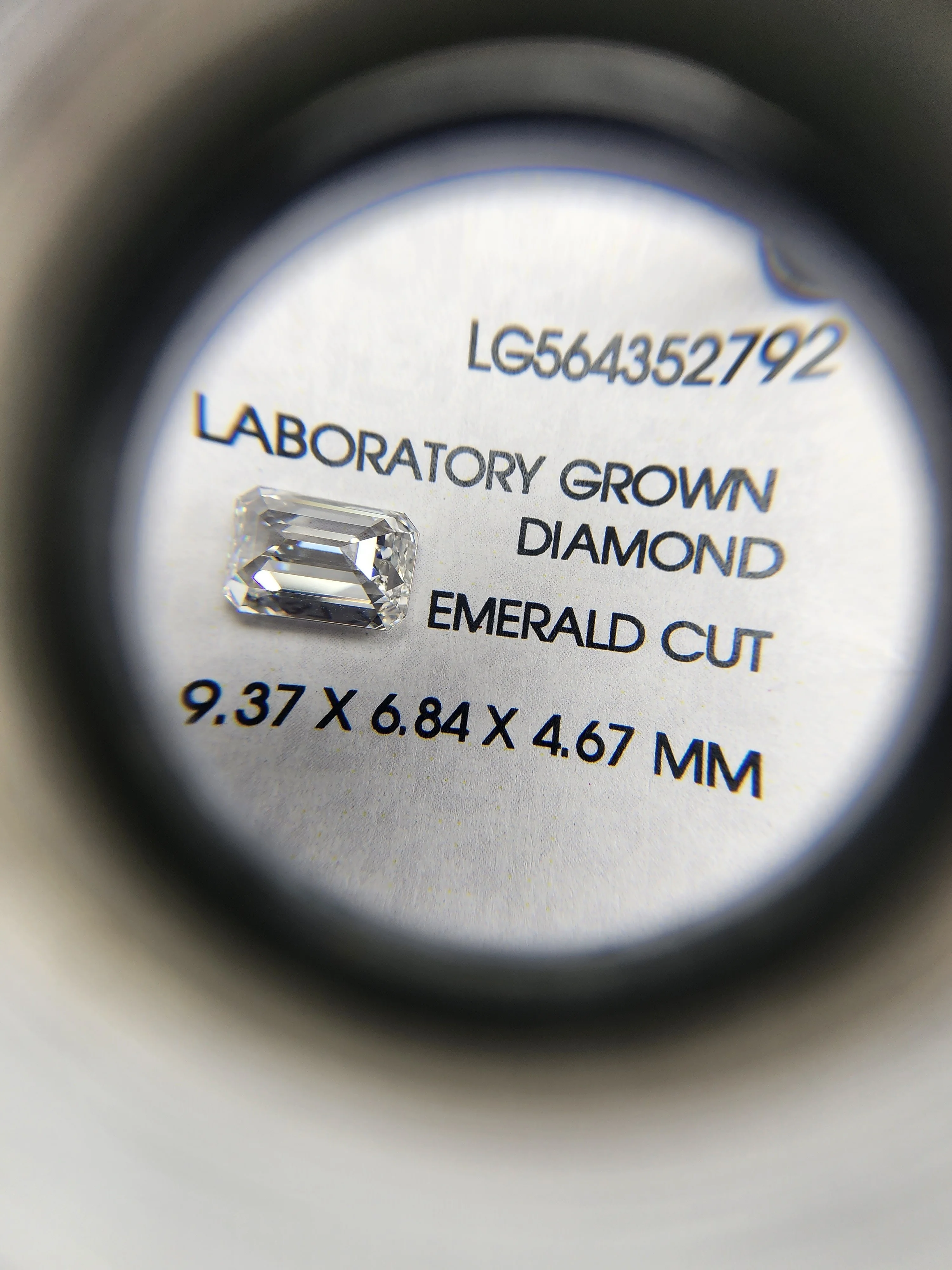 0.30 ct To Above lab grown IGI Certificate 3.03 Carat F color VVVS 2 CVD HPHT Emerald Cut Lab Grown Diamond Fancy cut Diamonds