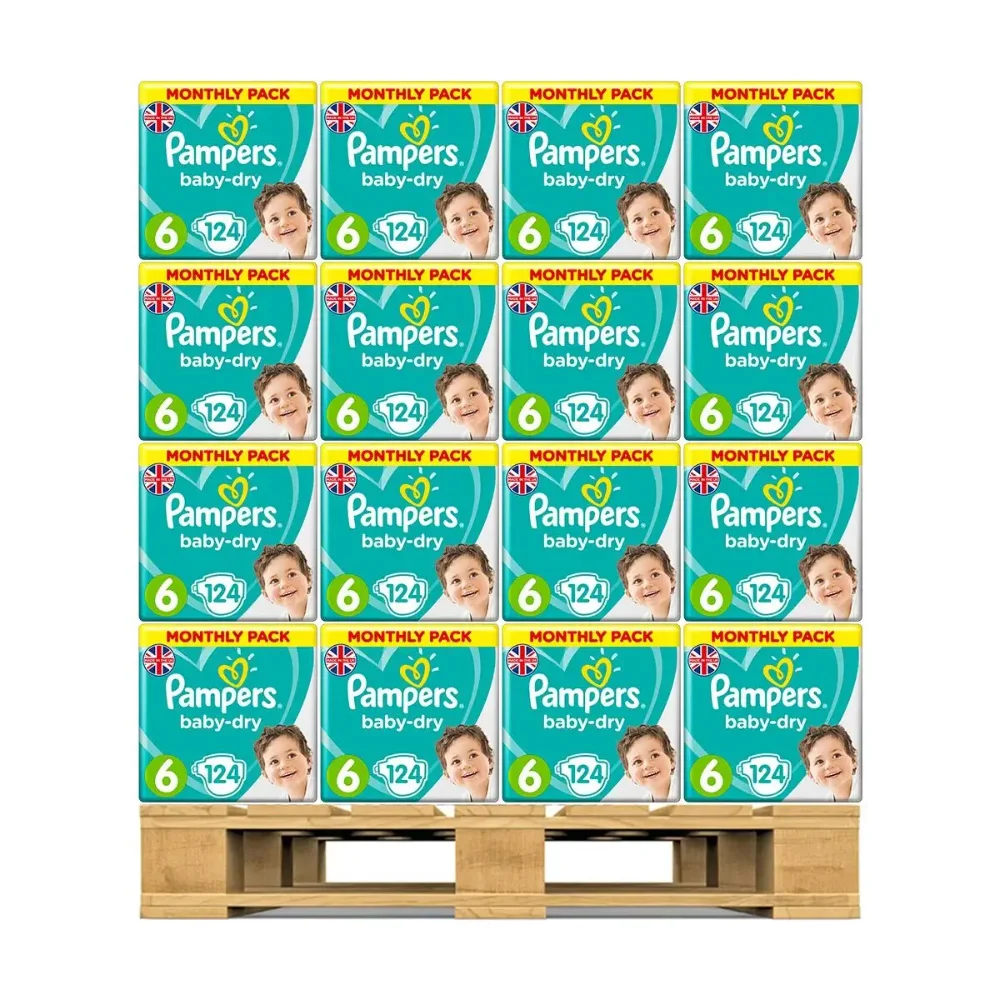 Pampers Baby Dry Nappies/ New born Baby Diapers size 2 size 4 and Jumbo baby pampers Low Price