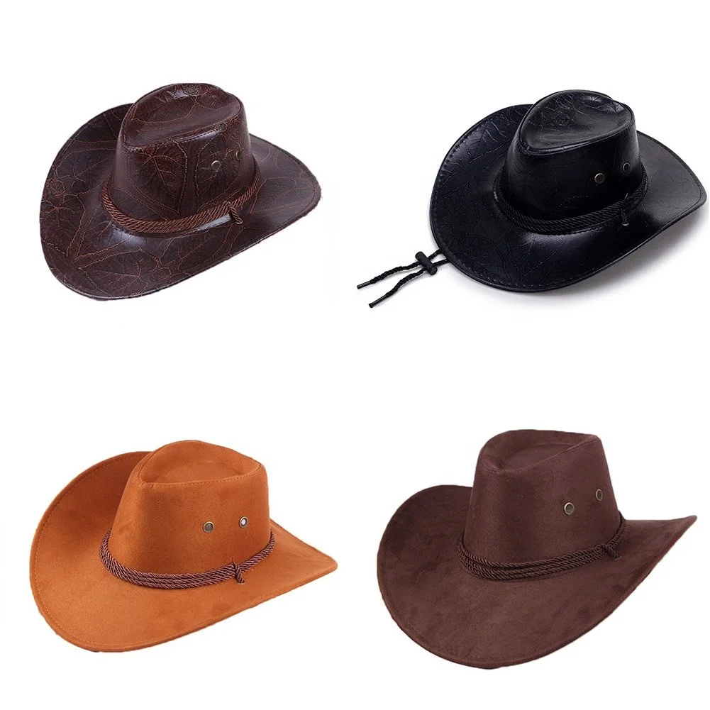 Wholesale West Cowboy Hat Men Lady Felt Cowboy Hats Made in Pakistan 2022 Classical Stylish Custom Cowboy Cap Wholesale