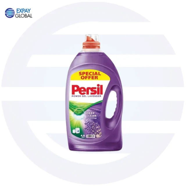 For Persil Gel Detergent Liquid 4,8 lt & 2,5 lt for Clothes all kinds Henkel Products