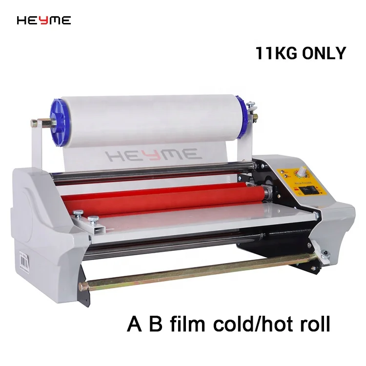 2023 Heyme 7 days to door A3 Laminator Roll To Roll Hot/ Cold Transfer PET Film A-B Film Laminating Machine for UV DTF Printer