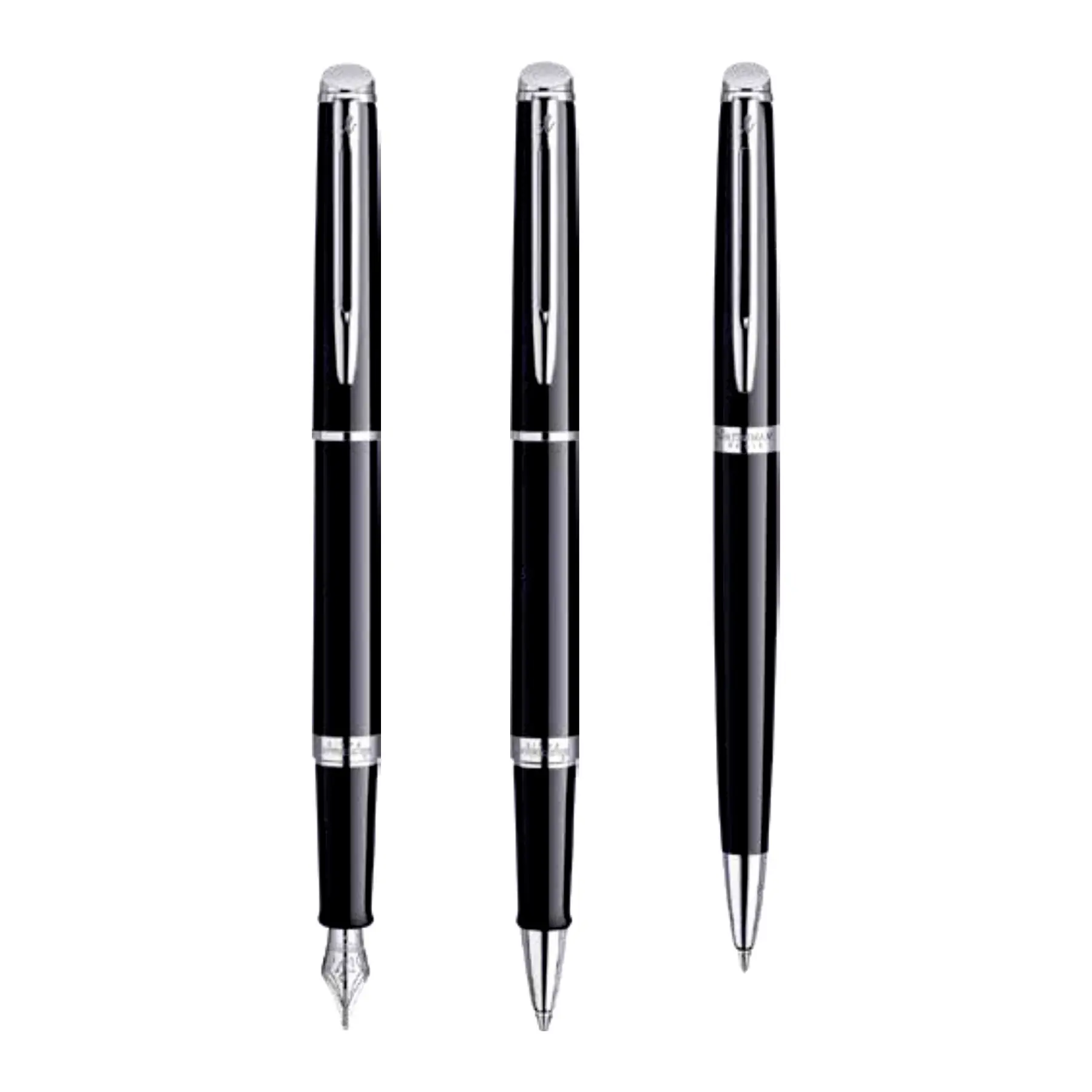 Premium Elegance Customized Waterman Hemisphere Stainless Steel ballpoint Pens & office Accessories Corporate Parker Gift Set