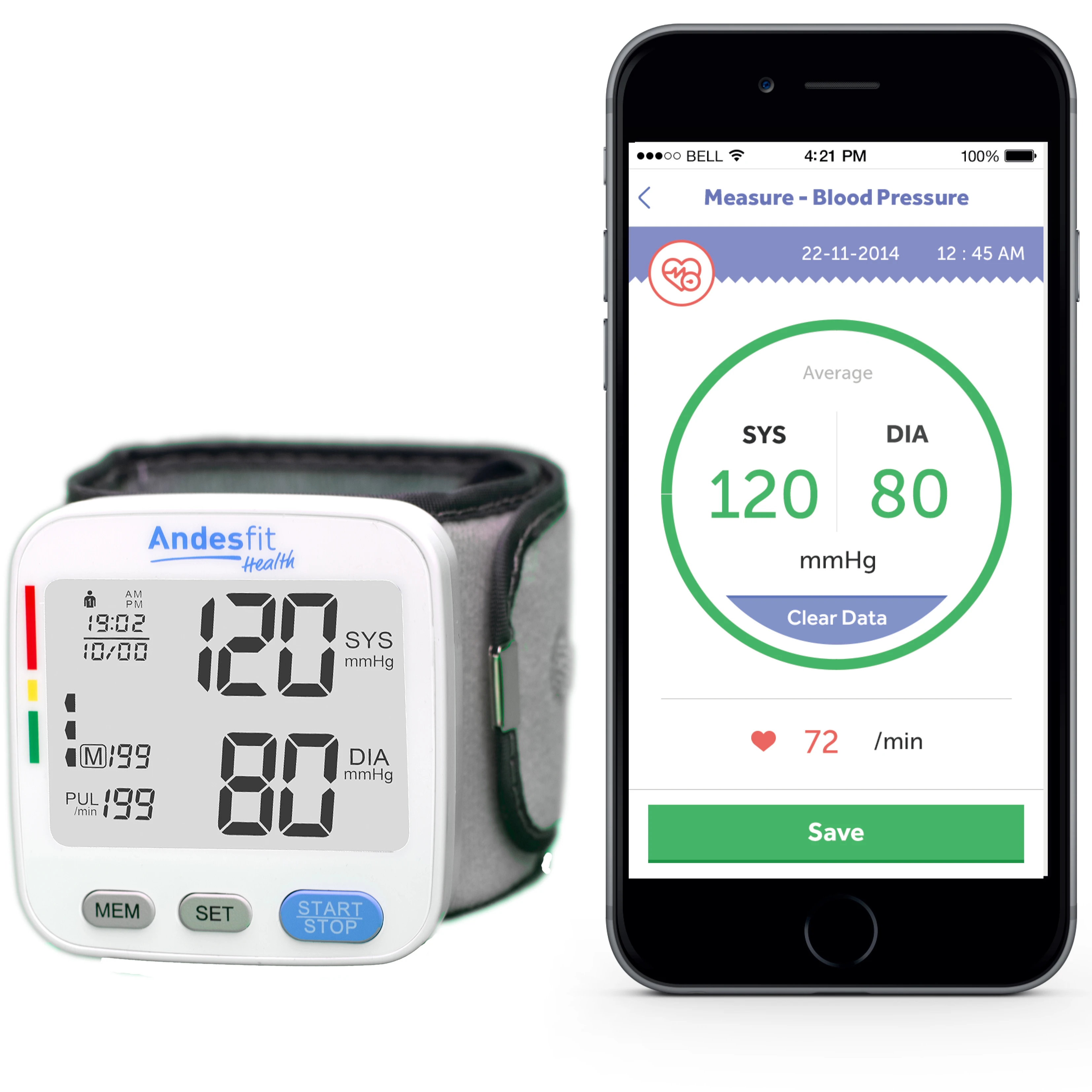 API/SDK  CE Wrist Type Blood Pressure meter for Telemedicine and Telehealth free app