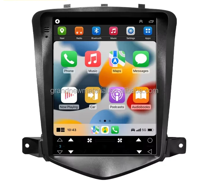 GRANDnavi 9 7 дюймов android автомобильный Аудиомагнитола 2 din GPS-стереосистема для Chevrolet Cruze 2008-2012 беспроводной CarPlay Canbus