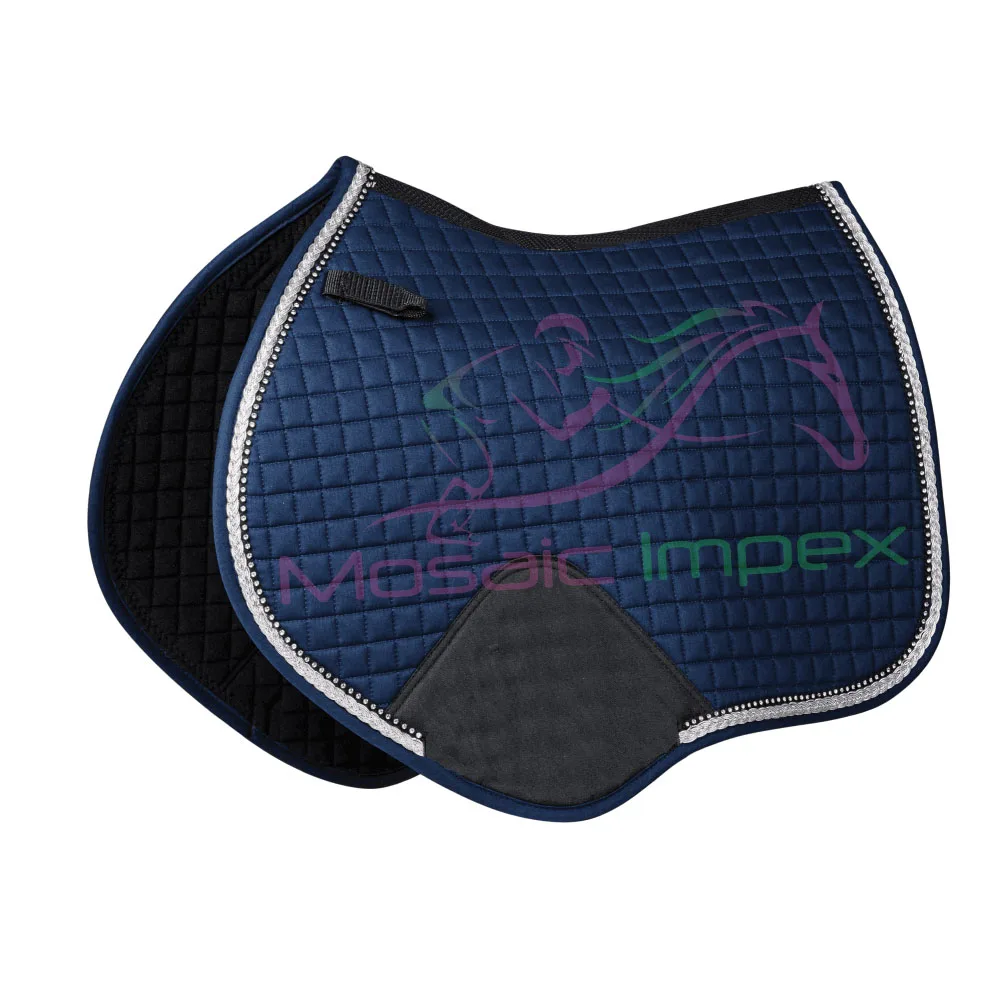 Carved Work Satin Dressage Square Riding Sheepskin Shape Half Super man Hologram different colors Direct Pu Foam Anti Slip Water