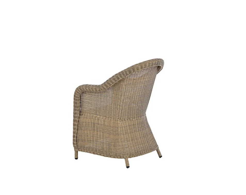 Whole sale outdoor patio garden dinning coffee chair with cushion Rattan Wicker Furniture made in Vietnam