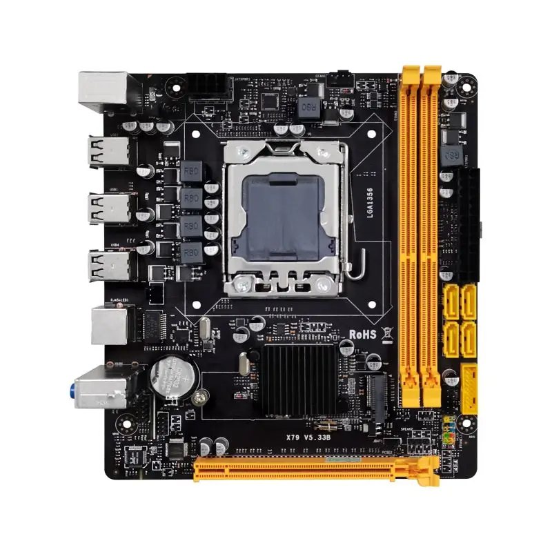 Высокопроизводительный заводской оптовый комплект Xeon H61 64 ГБ с поддержкой двух материнских плат DDR3 RJ45 x79