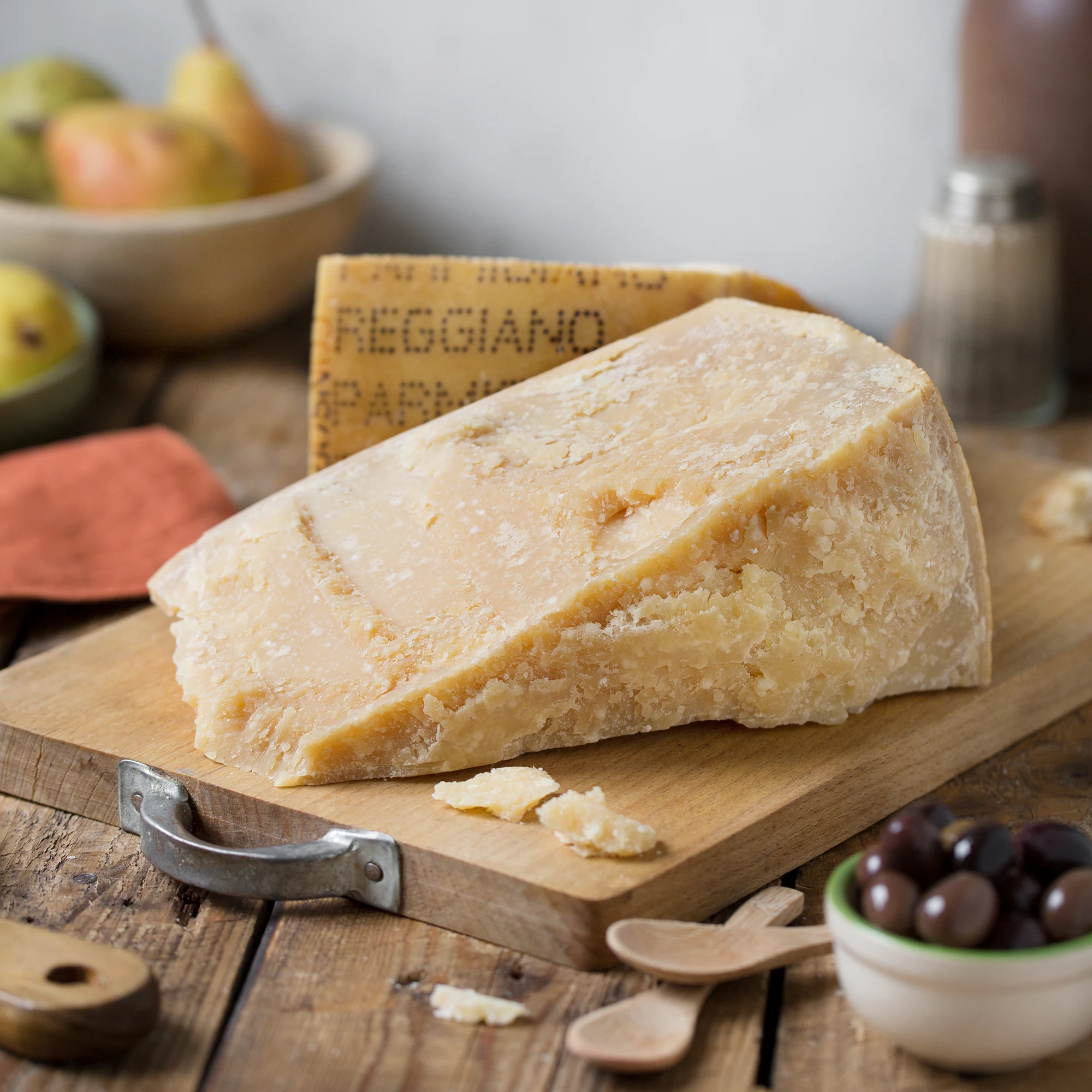 Parmigiano Reggiano DOP cheese 48 months of aging EMILIA FOOD LOVE Selected with love in Italy