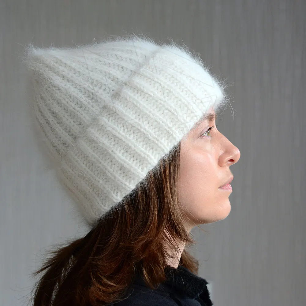 New Factory Direct Men Low Moq Mohair Beanie Hat Fashion Trendy Wear Online Sale Street Wear Mohair Beanie Hats