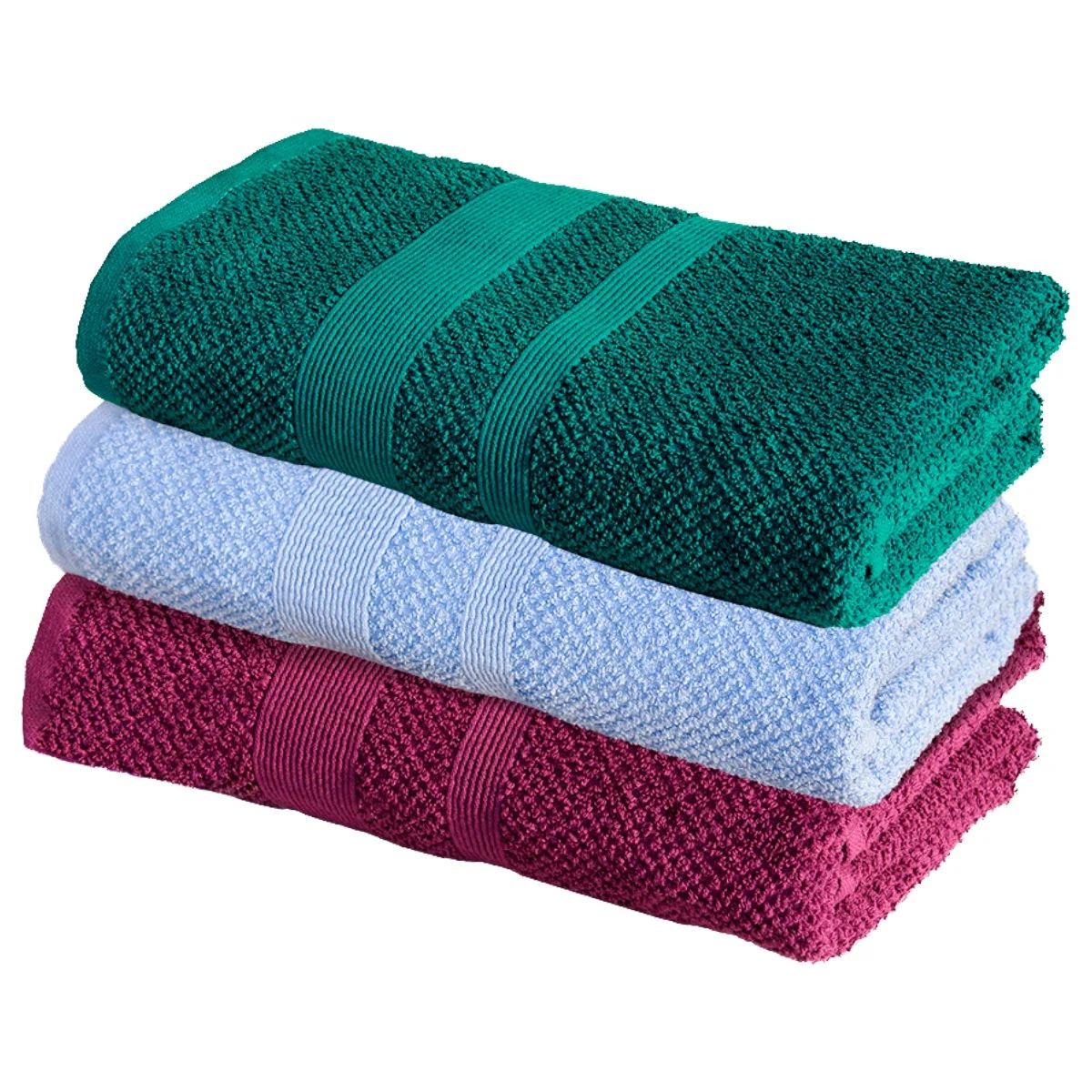 Bath Towels 2 Piece Set Combo Wholesale With Custom Color Logo Embroidery Design Towel Multicolor Towel