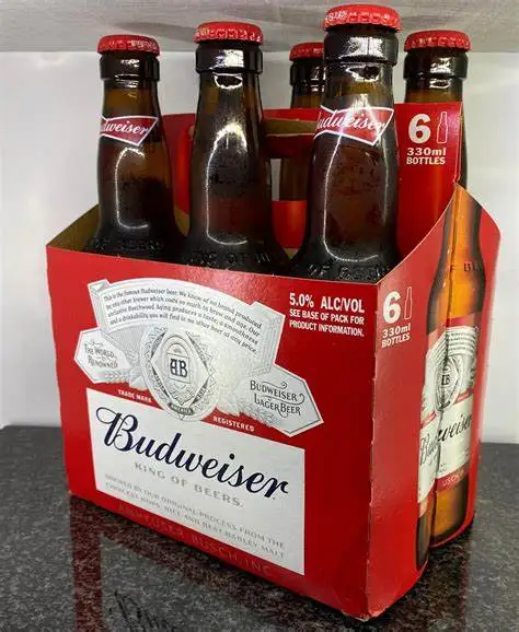 Budweiser более крупное пиво 330 мл/Budweiser пиво/бутылка и банки