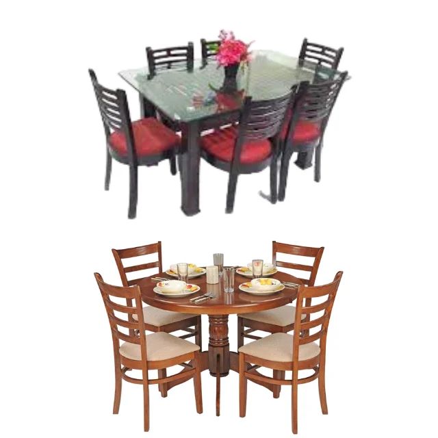 Set Dining Table and Chair Set Luxury Modern Restaurant Home Dining Room Quality Carpentry Handmade