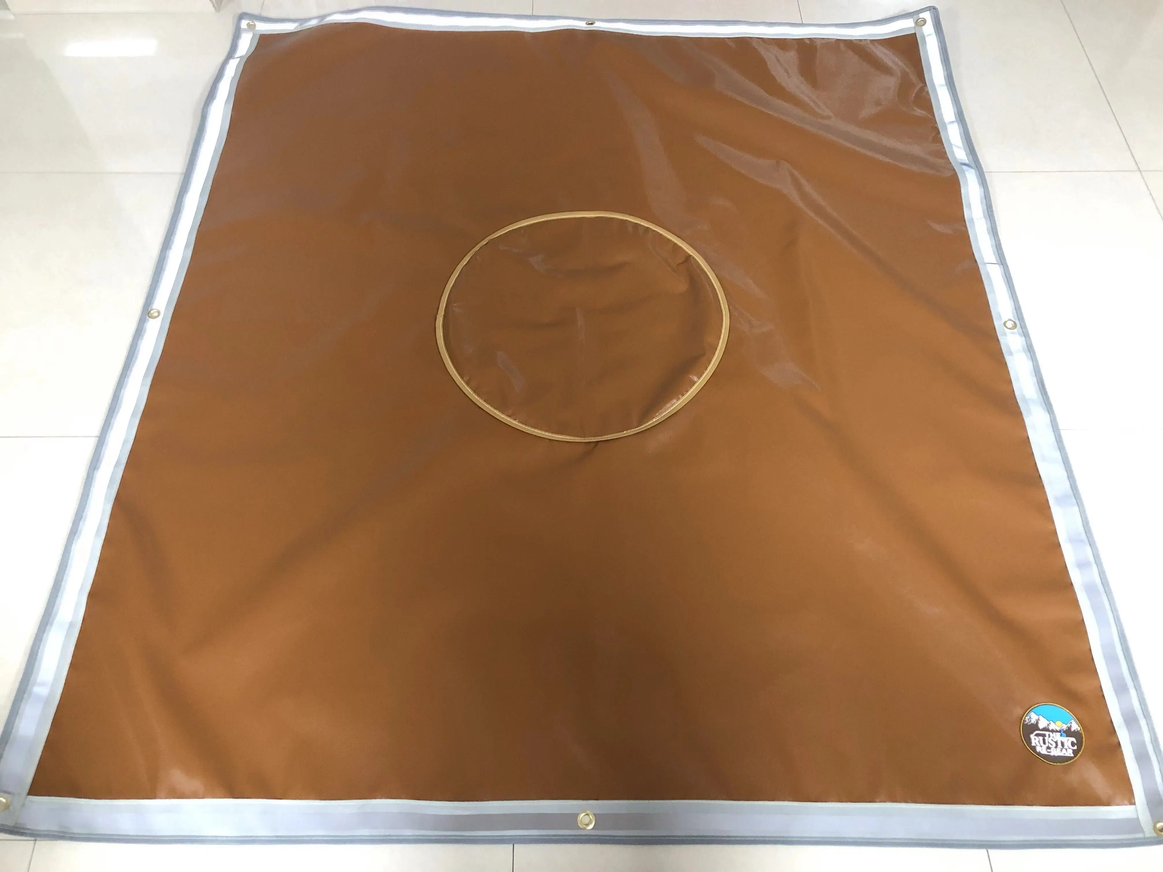 YongLi 60*67 inch Fire Pit Mat Under Grill Deck Patio Thick Heat Resistant Deflector Fireproof Mat Ember Mat