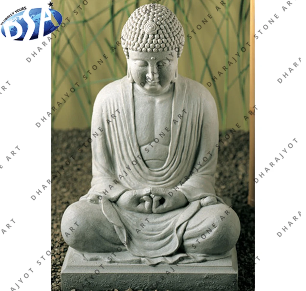 Gautama Buddha Statue Made Up Of Vietnam White Marble For Home Decoration Available In Wholesale Price Manufactures From India