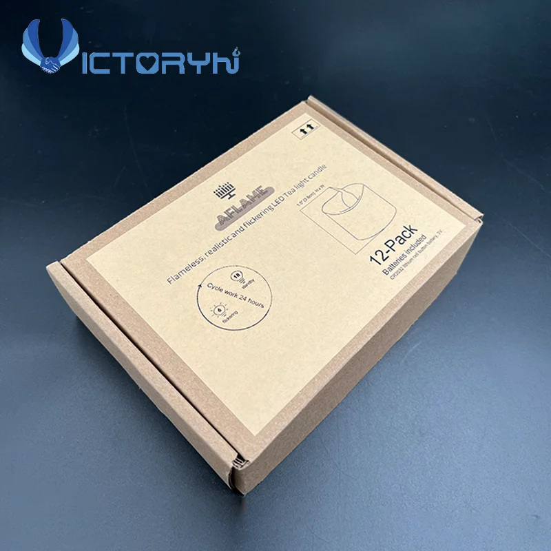 VGT Flameless led tealight candle /battery operated flick plastic electronic candle