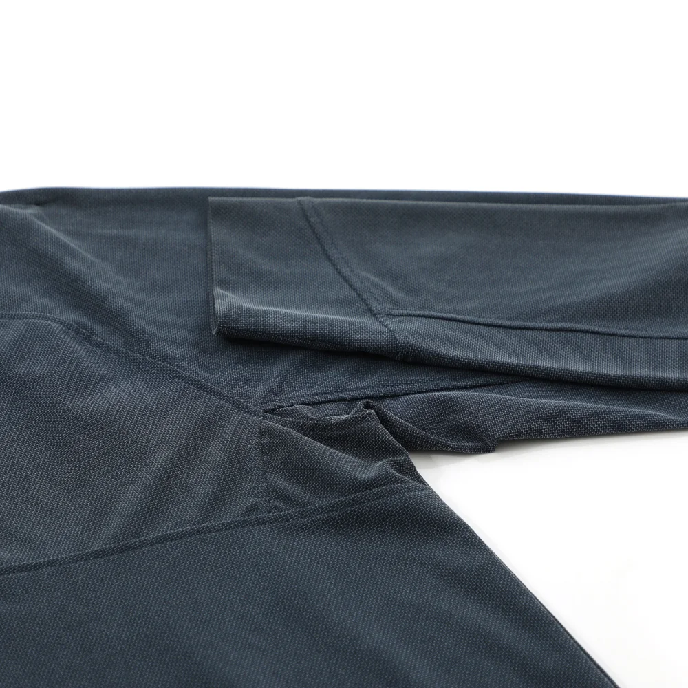 High Quality Made in Italy Polo for Men With Long Sleeves Customization Available Standard Collar