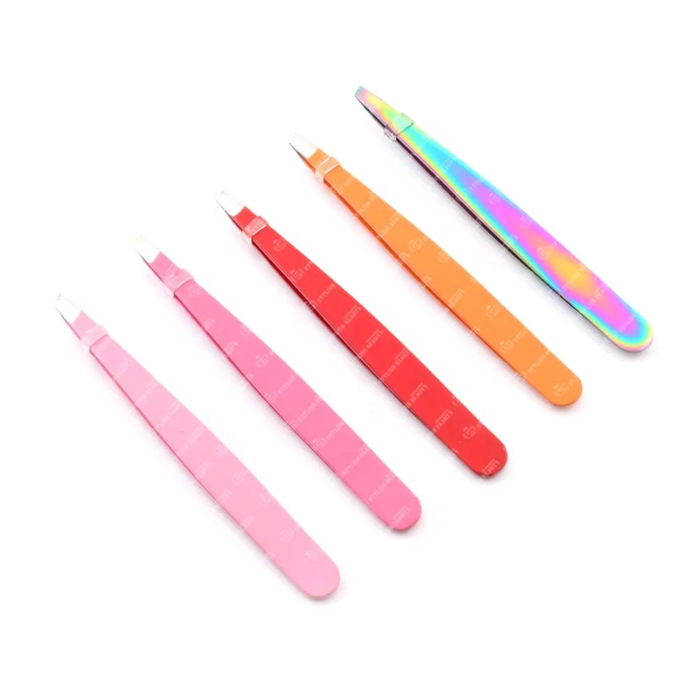 Professional Eyebrow Tweezers Eyebrow Hair Removal Clip Makeup Tools Japanese Stainless Steel Anti Static Brow Tweezers