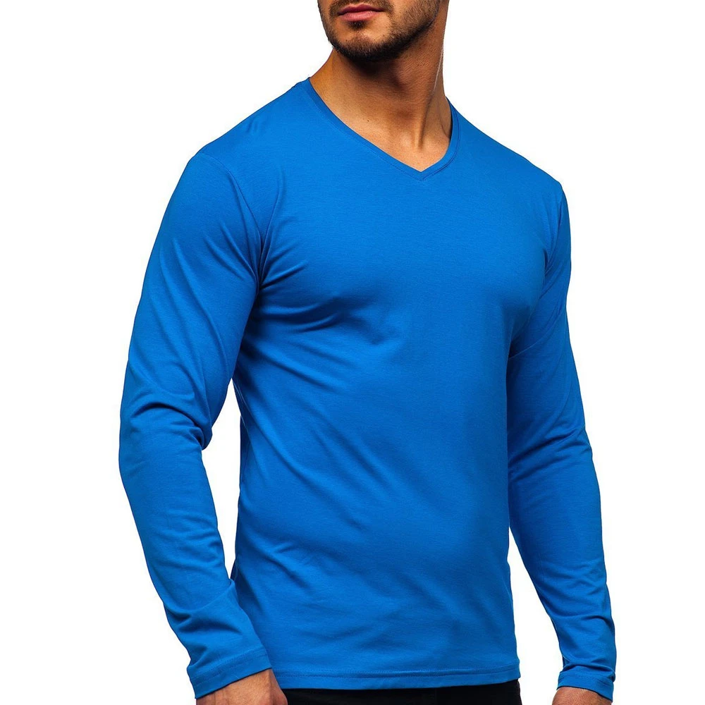 Hot Selling Long Sleeves T-Shirt For Men Breathable And Comfortable Streetwear Long Sleeves T-Shirts For Men OEM ODM Design