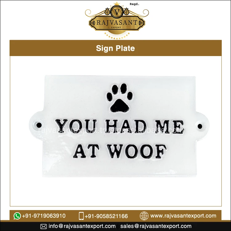 metal aluminum outdoor sign plate house number Office Use Wholesale Price Sign Plate for an Indian Wholesale manufacturer