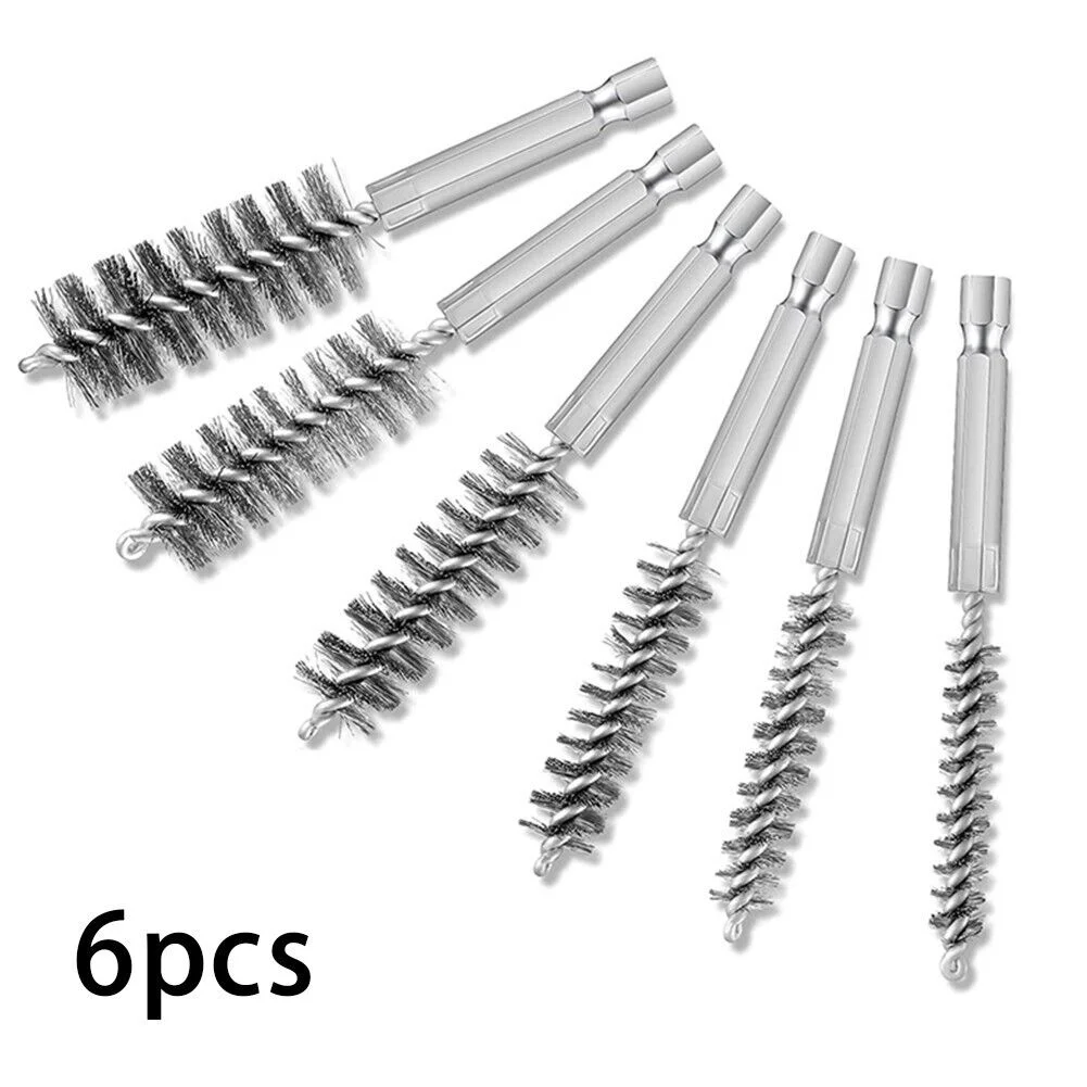 Customized Various Sizes Stainless Steel Wire Copper Plated Steel Wire Tube Twisted Wire Brushes for Cleaning Pipe Holes