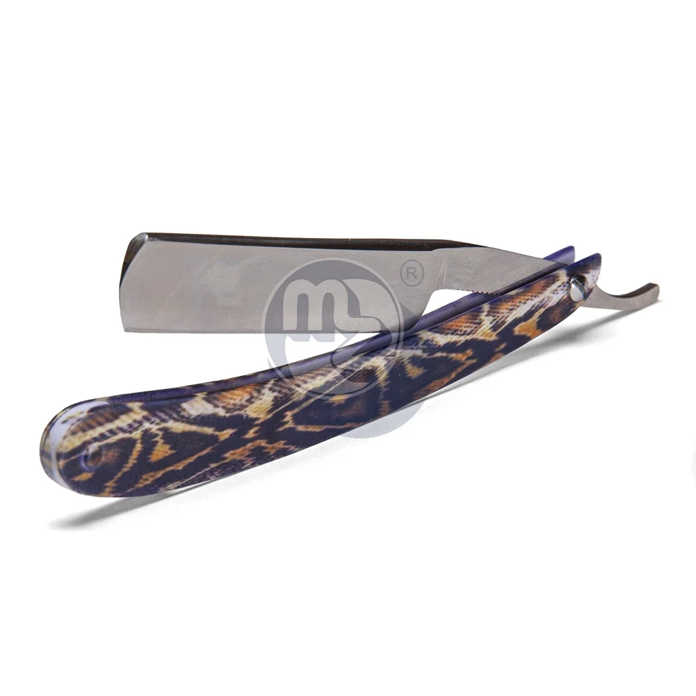 Set of 4 Best Quality Smart Straight Cut Throat Shaving Clip on Razor Barber Salon Best Cheap Price