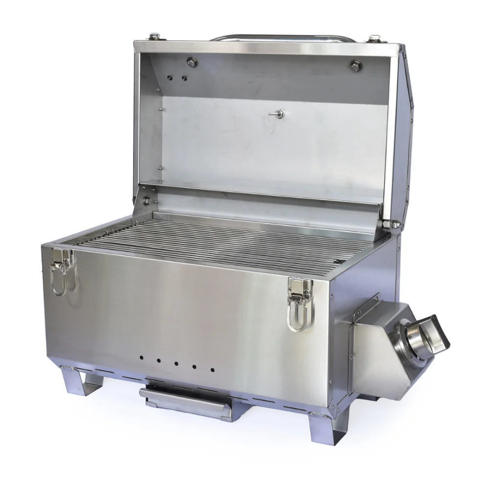 Wholesale BBQ Gas Grill 51cm 01 Burners Not Coated BBQ Inox 304 High Quality Convertible Easily Assembled Stainless Steel