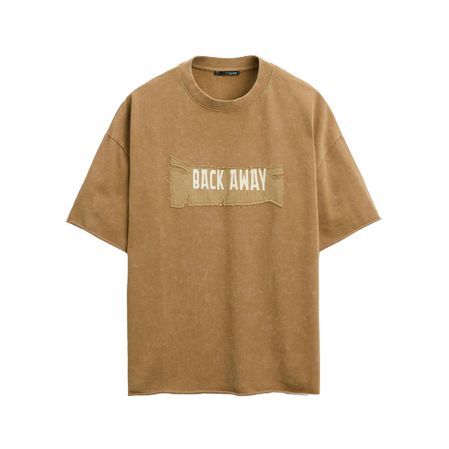 Hot Selling High Quality Puff Print Cotton Oversized T-shirt Vintage Drop Shoulder luxury Heavy Weight Custom T Shirt Men