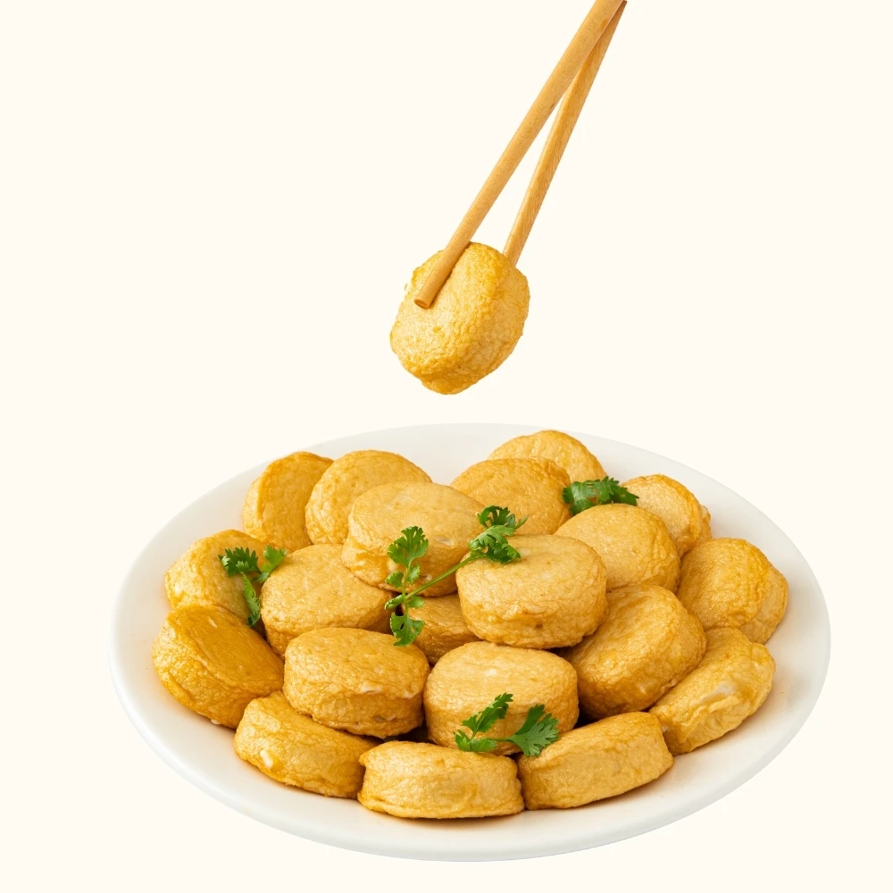 Enjoy Cheese Fish Tofu With a Mouth Watering Cheesy Filling Ideal for Hotpots and Snacks Deep Fried for Crispy Gooey Perfection