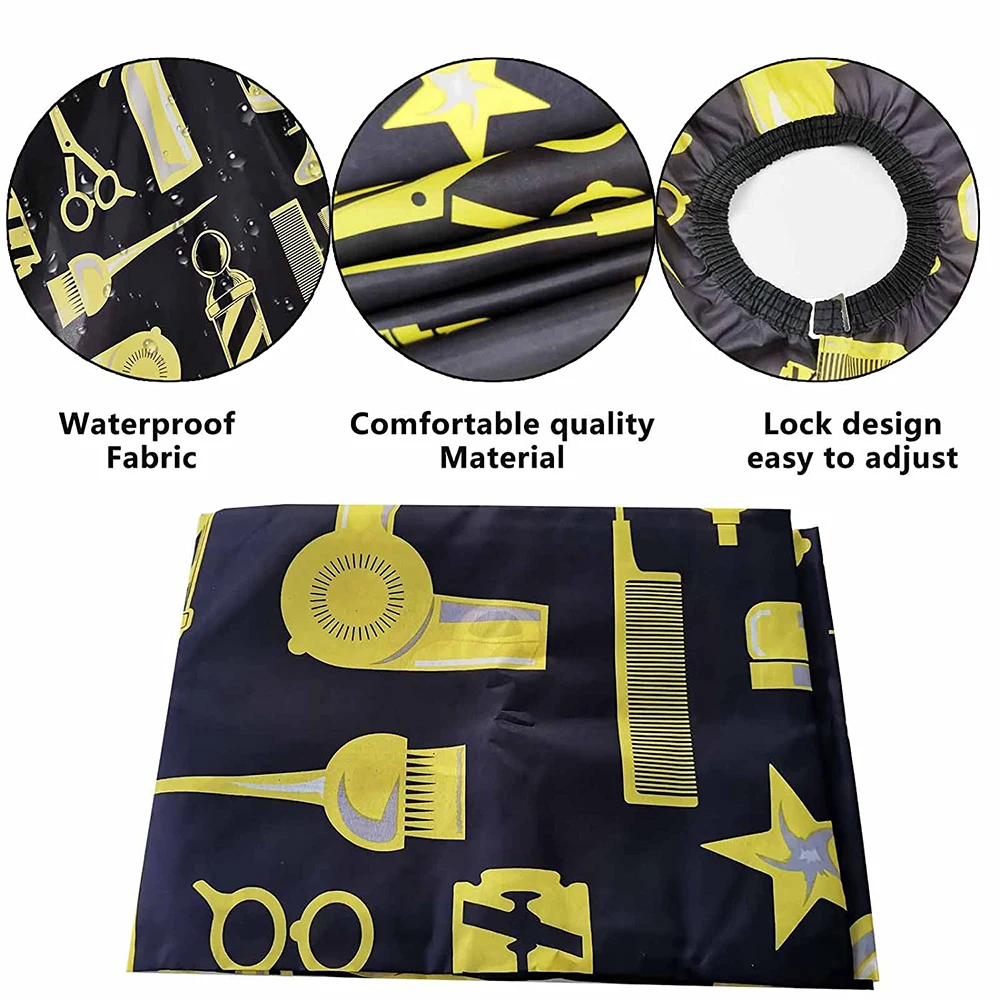 Sublimation Barber Salon Cape Polyester Nylon Haircut Apron Hair Cut Capes Best Quality Hair Stylish Barber Capes