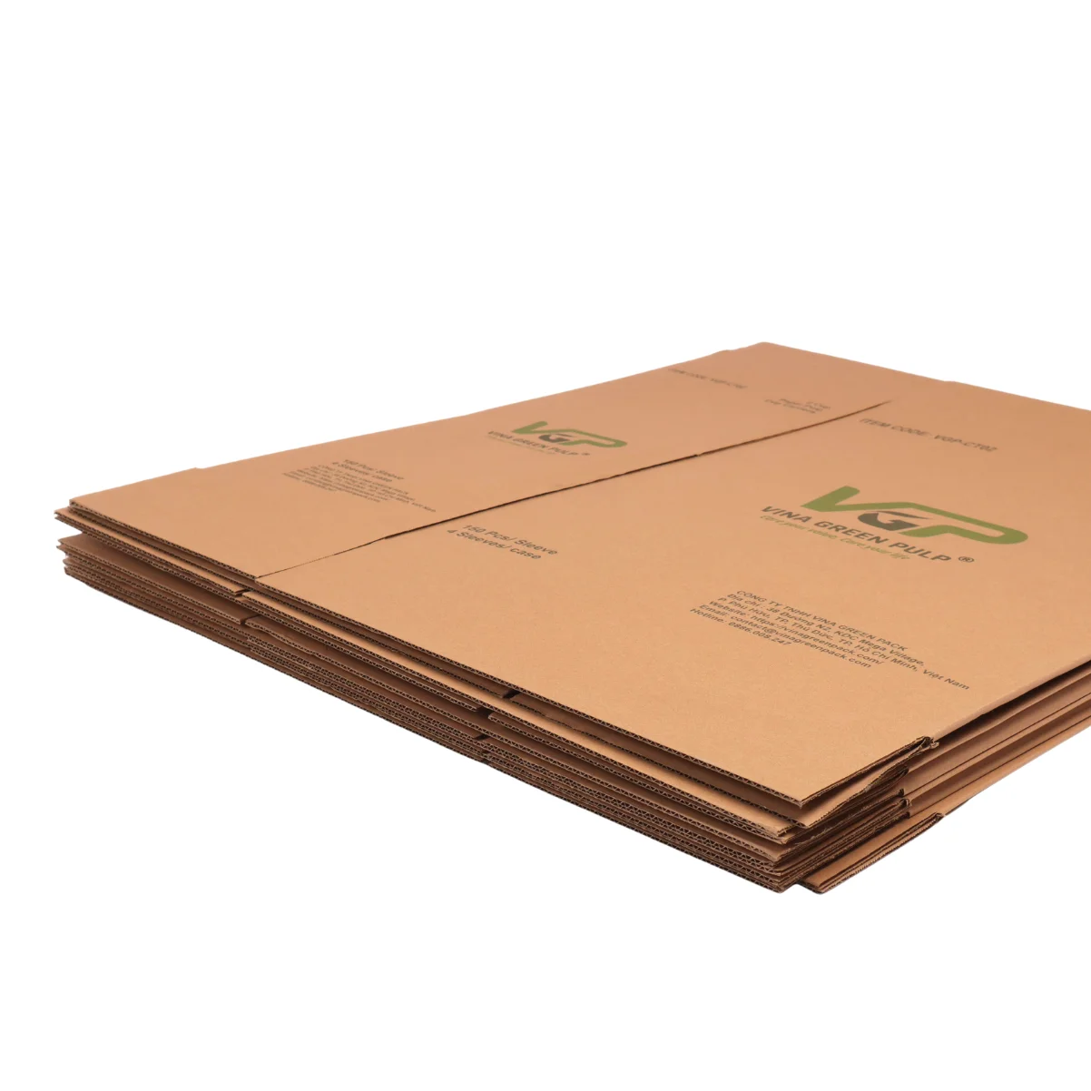 Cheap Price 5 Layers Carton Boxes Using Corrugated Paper Material  with Printing Label Customized Made by Vietnam Manufacturer