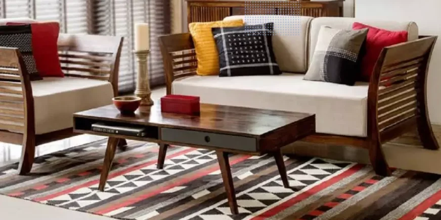 Hot Sale Modern Luxury Living Room Sofas Set Furniture Teak Wood Sectional Sofa Couch Fabric Cushions Sofa For Living Room Hotel