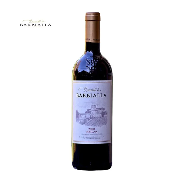 Red wine Supertuscan igt made in italy Castello di Barbialla 2020
