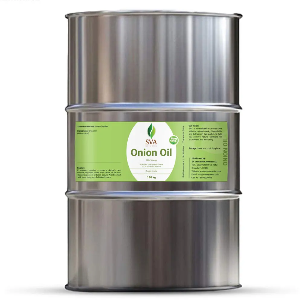 Reasonable Price of Organic Onion Essential Oil (We do not dilute, mix, substitute our oils.) by SVA Organics