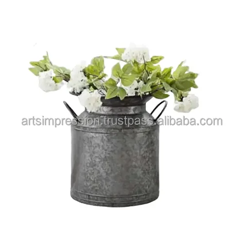 Decorative Iron gold metal planter with custom factory made in India handcrafted metal planter pot Customized Europe Style