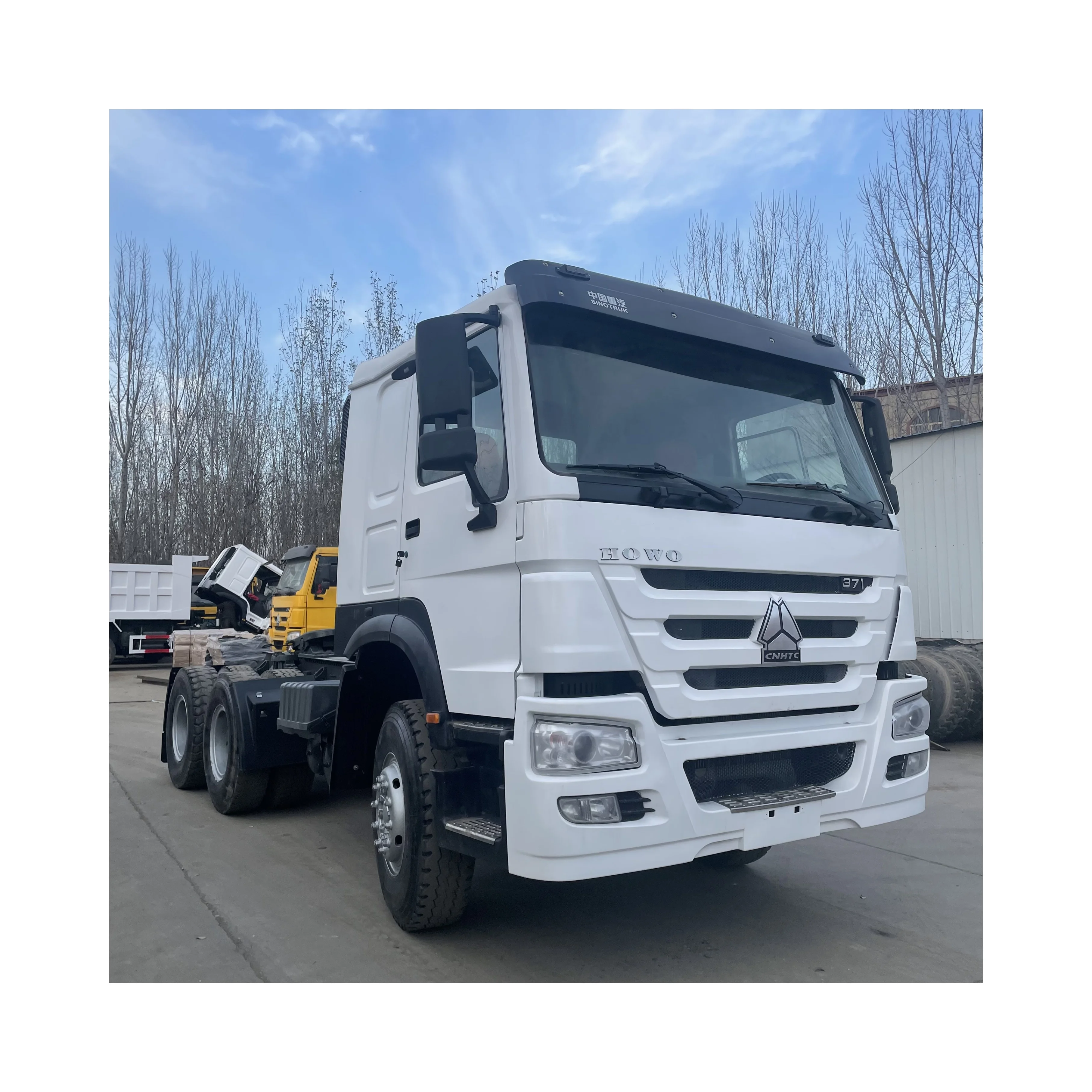 Китайский грузовик Подержанный и новый трактор Sinotruk HOWO 371/375/420 л.с. 6 х4 головка грузовика 10 шин/12 шин хорошее состояние