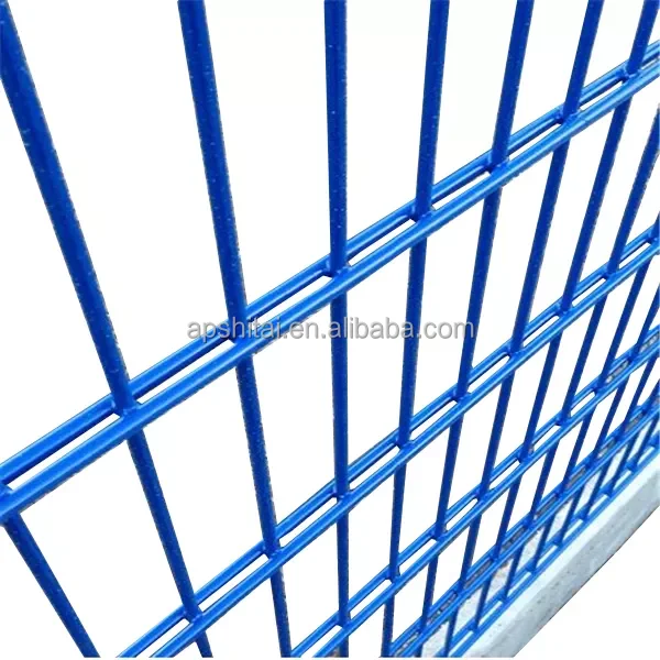 Germany powder coated 868 656 double wire fence Galvanized Double Welded Wire Mesh Fence double rod mats fence