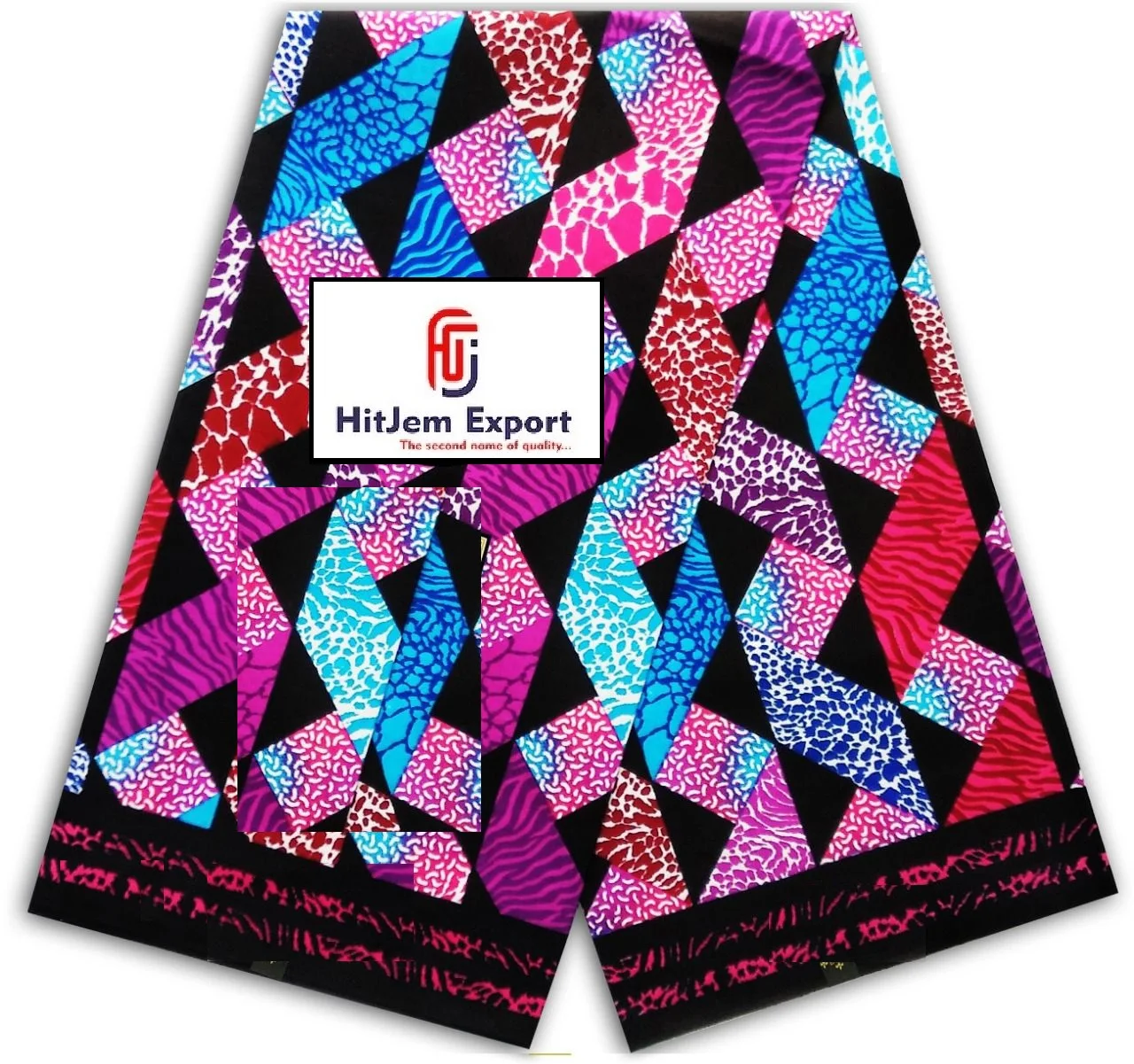 Stylish Elegant Soft Texture Plain 100% Cotton Fabric African Wax Print Fashion & Home Decor