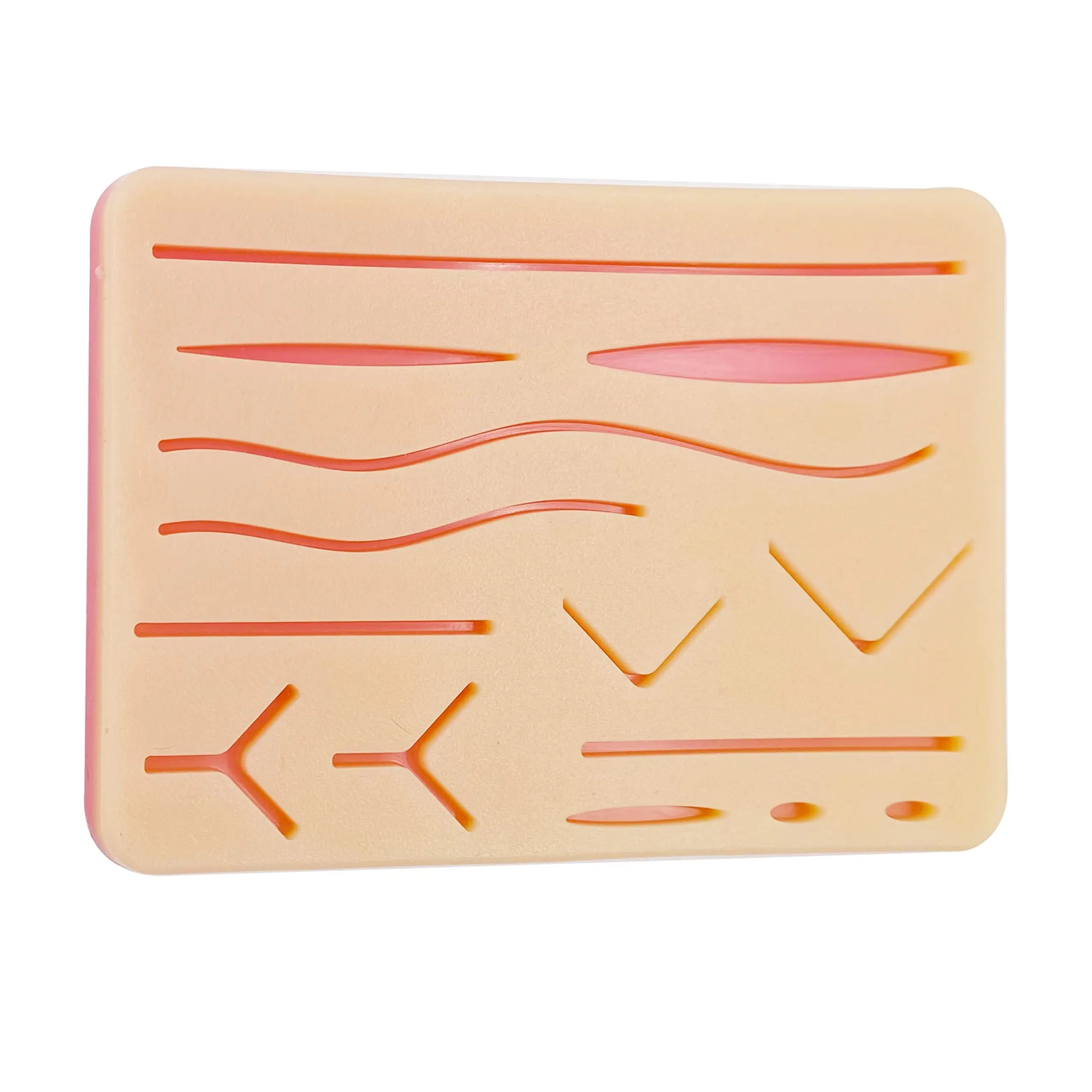 suture training practice pad good quality silicone dissecting kit set students