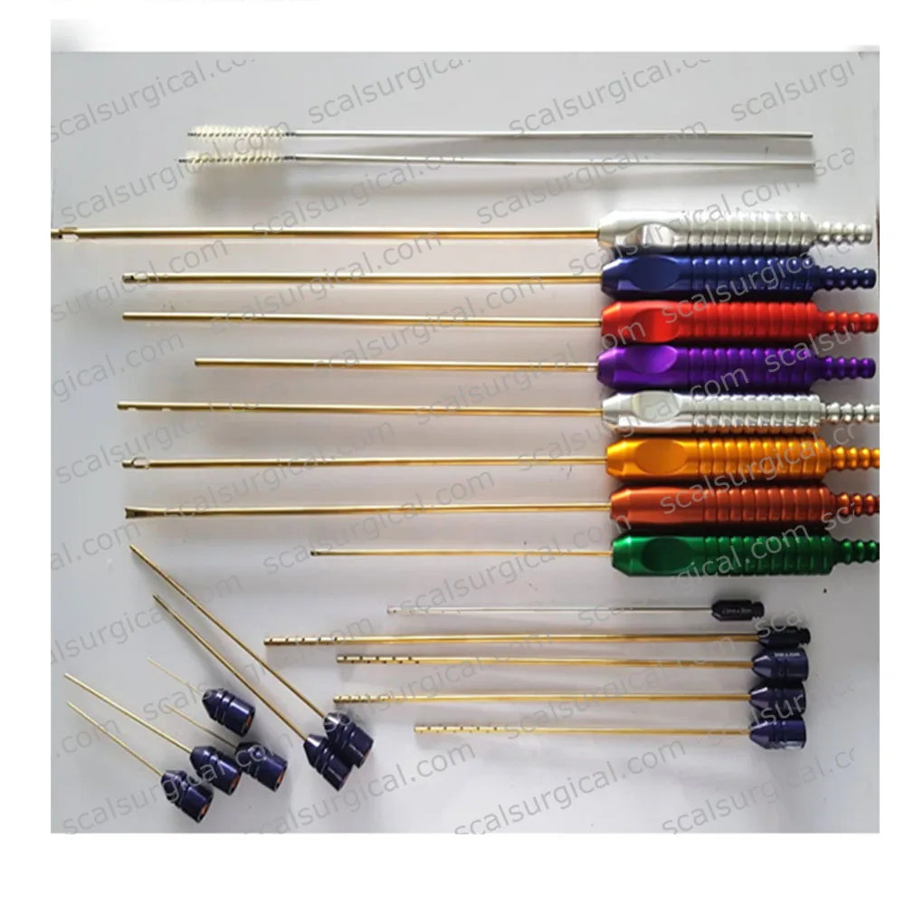 Three Port Harvester Toomey Handle Cannula Toomey Infiltration cannulas Set