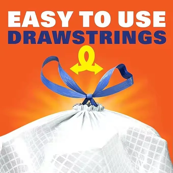 Tall Kitchen Trash Bags, Lavender & Sweet Vanilla Scent, 13 Gallon, 80 Count Previous slideNext slide