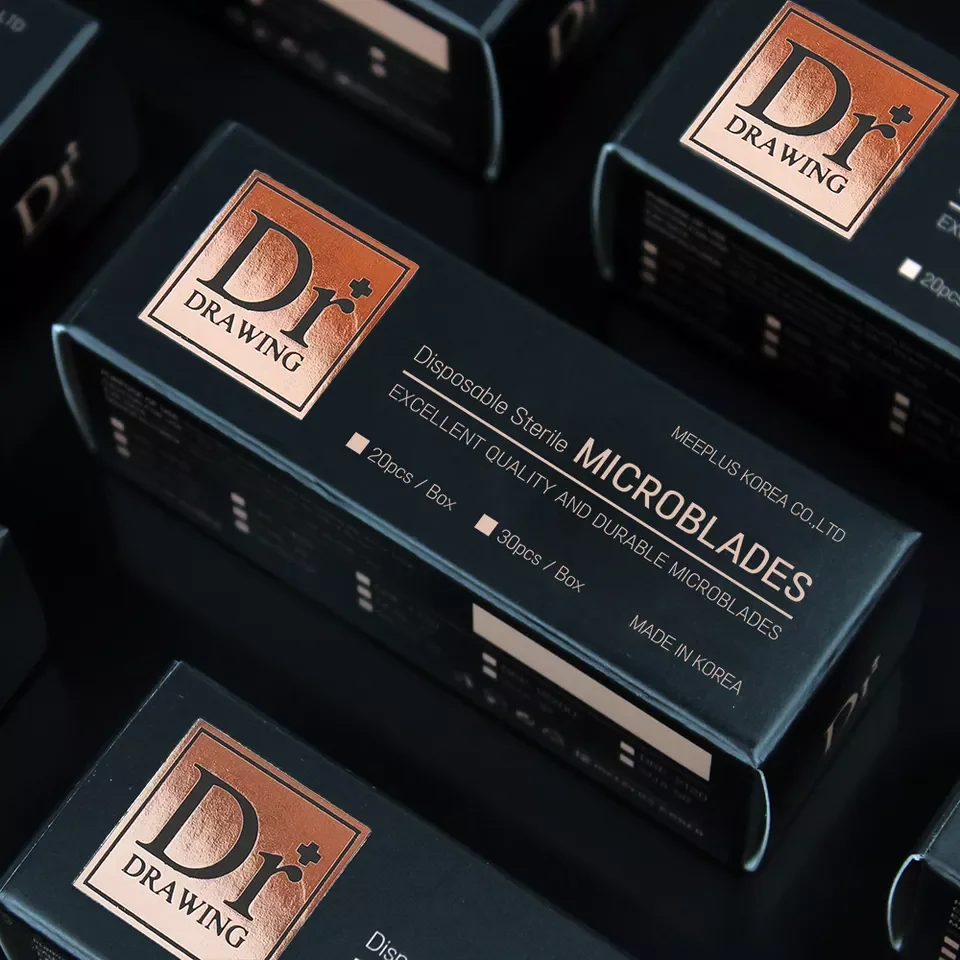 private label DR.DRAWING SN1525 Microblading Needle Eyebrow TATOO Needle Blade Sterilized  made in korea