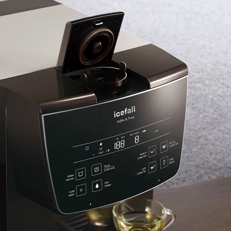 Water filter filtration system countertop cold and natural temperature water purifier