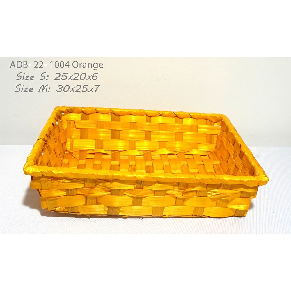 Home Storage Hanging Handmade Bamboo Easter Basket Hand Woven Gift Food Wedding Bamboo Basket For Decoration Made In Vietnam