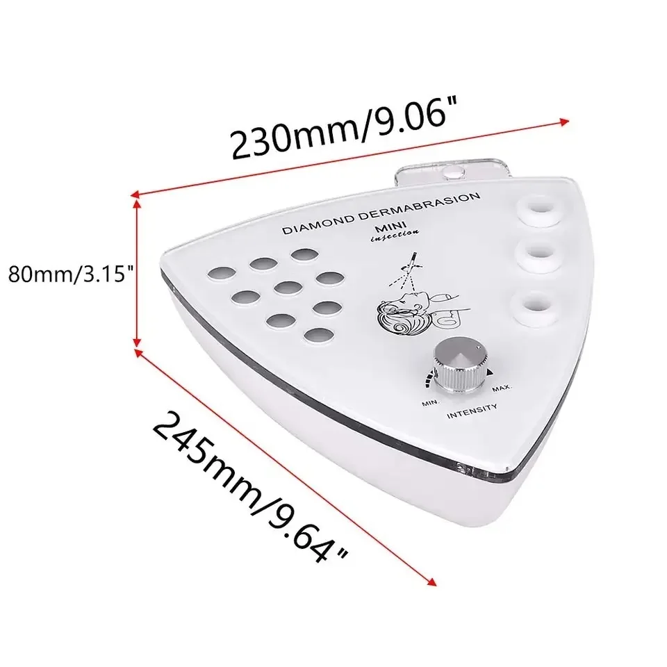 Portable power pump face skin diamond peel dead skin removal machine
