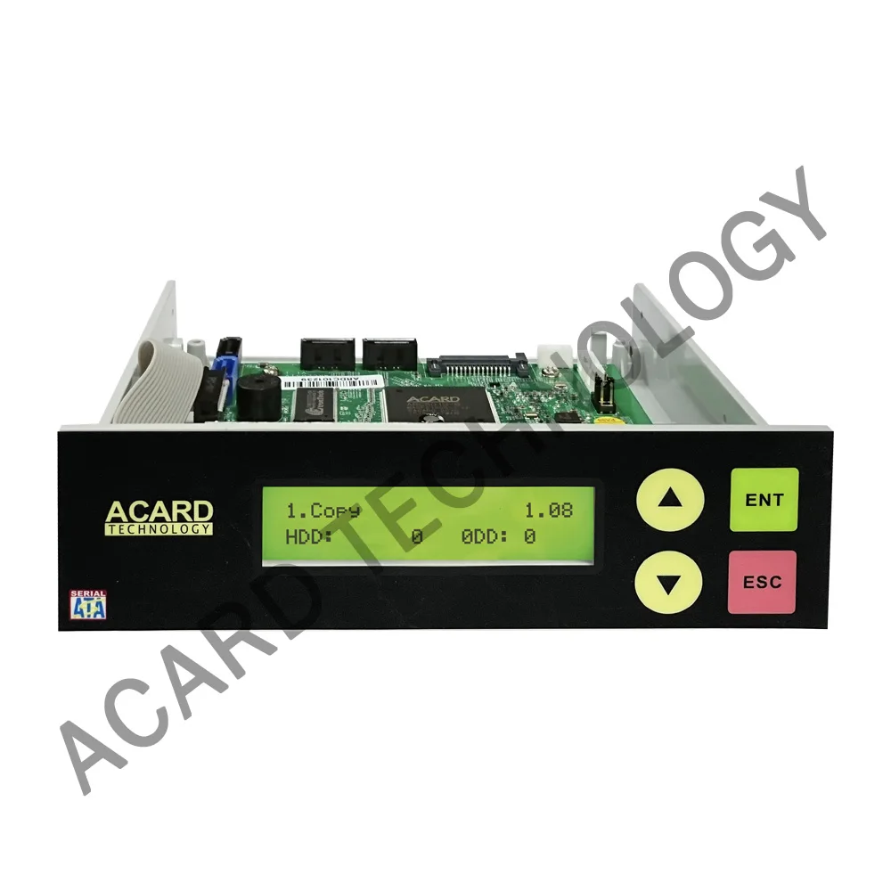 Acard 1 to 1 Controller for Blu-ray BD/DVD/CD Disc Copy Duplicator + SATA Cables