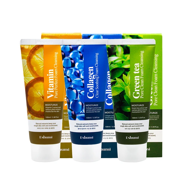 Made In Korea Hot Product Korean Beauty Korean Cosmetics High Quality and Hot Selling Eshumi Vitamin Pure Perfect Foam Cleansing