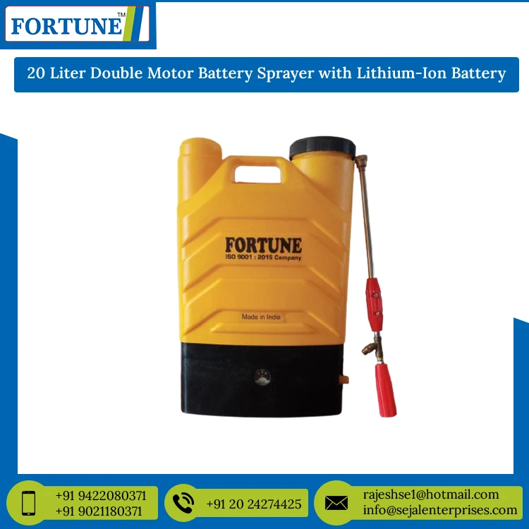 Super Quality Work  Agriculture Electric Spray Pump 20 Liter Capacity 12V 8Ah Knapsack Sprayer Wholesale Prices Products