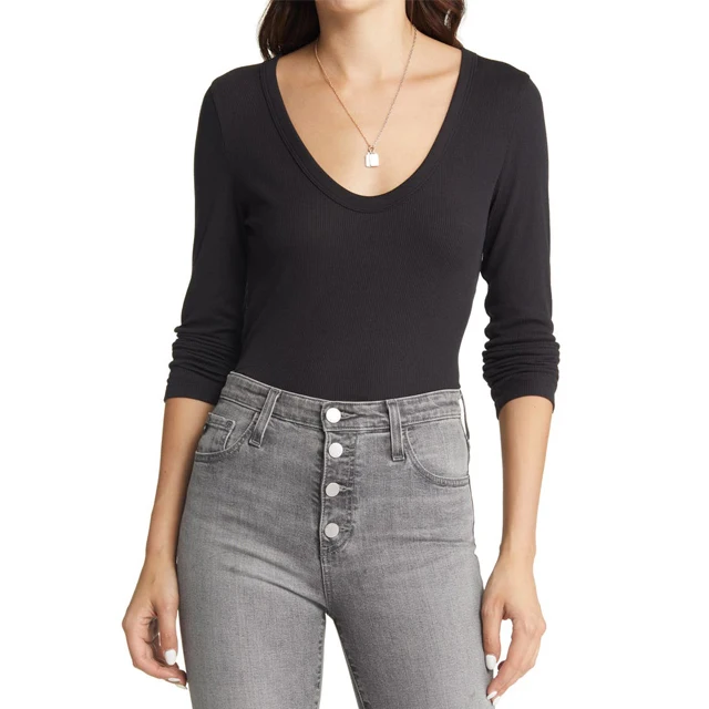 New Style Winter Wear Top For Ladies High Quality Cotton Polyester Blend Teenage Girls Sexy Blouse OEM Design